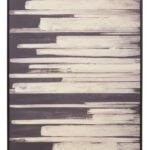 Harris Black and Natural Canvas Wall Art