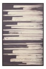 Harris Black and Natural Canvas Wall Art