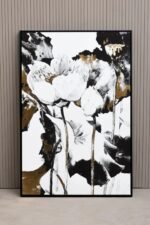 Harris Floral and Metallic Wall Art