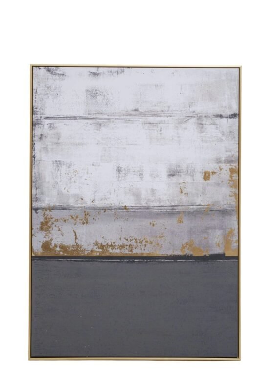 Harris Grey and Gold Foil Wall Art
