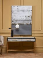 Harris Grey and Gold Foil Wall Art