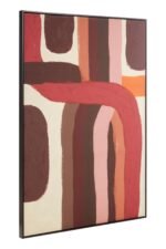 Harris Multi Coloured Abstract Brushstroke Design Wall Art