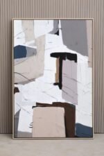 Harris Multi Coloured Textured Wall Art
