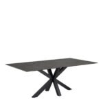 Heaven Dining Table with Ceramic Black Top 200cm