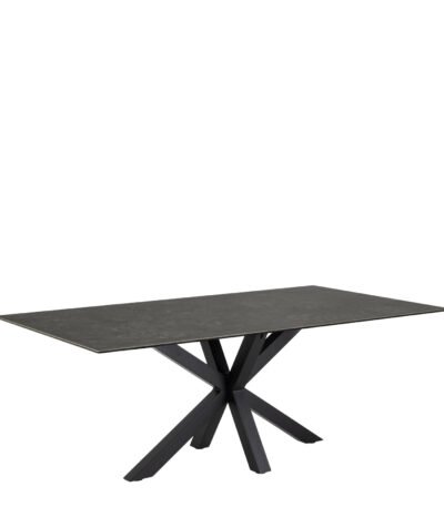 Heaven Dining Table with Ceramic Black Top 200cm