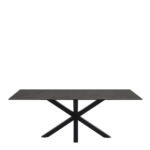 Heaven Dining Table with Ceramic Black Top 200cm