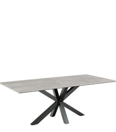 Heaven Dining Table with Ceramic Grey Top 200cm