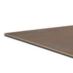 Heaven Dining Table with Ceramic Rusty Brown Top 135x80cm includes 4 Dean Beige Swivel Dining Chairs