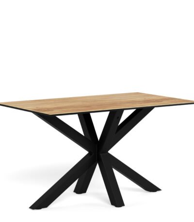 Heaven Dining Table with Wild Oak Ceramic Glass Top