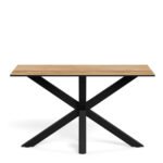 Heaven Dining Table with Wild Oak Ceramic Glass Top