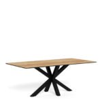 Heaven Dining Table with Wild Oak Ceramic Glass Top