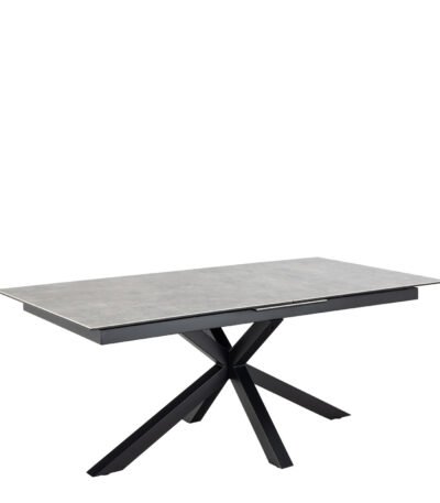 Heaven Extendable Dining Table with Ceramic Grey Top 200cm