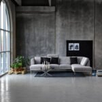 Heaven Round Coffee Table with Glass Top and Chrome Legs