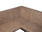 Hoxton Tan Corner Bench - Left Hand