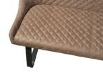 Hoxton Tan Corner Bench - Left Hand