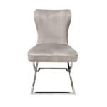 Hugo Taupe Velvet Dining Chair