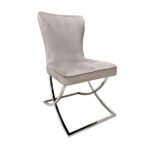 Hugo Taupe Velvet Dining Chair