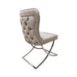 Hugo Taupe Velvet Dining Chair