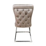 Hugo Taupe Velvet Dining Chair