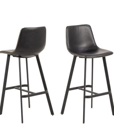I_Oregon Bar Chair in Black Set of 2