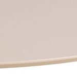 Ibiza Round Beige Dining Table with 4 Batilda Dining Chairs Cream/Oak