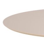 Ibiza Round Beige Dining Table with 4 Owen Dining Chairs in Beige