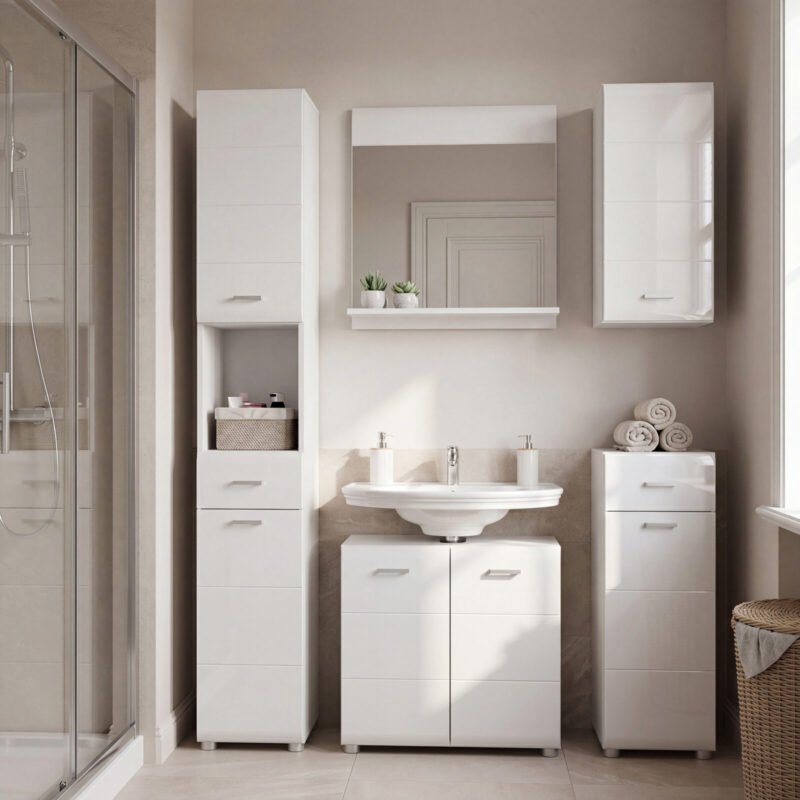 Ice Cave 5 Piece Bathroom Set