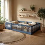 Imogen Montessori Toddler Floor Bed with Safety Fence - Image 6