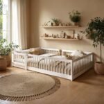 Imogen Montessori Toddler Floor Bed with Safety Fence - Image 7