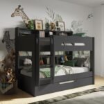 Interstellar Bunk Bed with Shelves & Optional Trundle