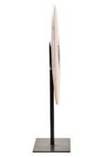 Iona Medium Cream Marble Round Dia 25cm Disc Sculpture