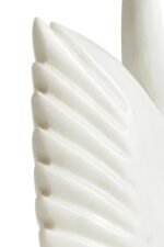 Iona White Marble Decorative Swan