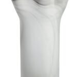 Islay Fluted Grey Glass Vase