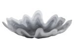 Islay Grey Fluted Glass Plate