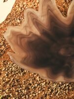 Islay Grey Fluted Glass Plate