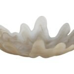 Islay Natural Fluted Glass Plate