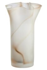 Islay Natural Fluted Glass Vase