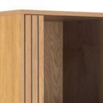 Jaipur Display Cabinet With 4 doors and 6 Shelves in Wild Oak