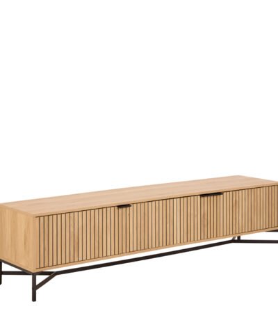 Jaipur TV Unit With 3 Doors 176cm Wide in Oak