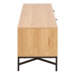 Jaipur TV Unit With 3 Doors 176cm Wide in Oak