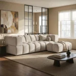 Jenson 4 Seater Cloud Bubble Sofa with Footstool