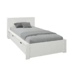 Juno Secret Storage Bookcase Bed with Drawer White