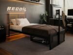 Kage Metal TV Bed with Storage & LED Black - Image 9