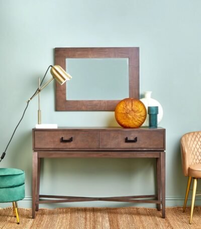 Kintyre Antique Grey Wall Mirror
