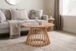 Kylo Round Slatted Coffee Table