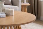 Kylo Round Slatted Coffee Table - Image 2