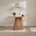 Kylo Round Slatted Dining Table