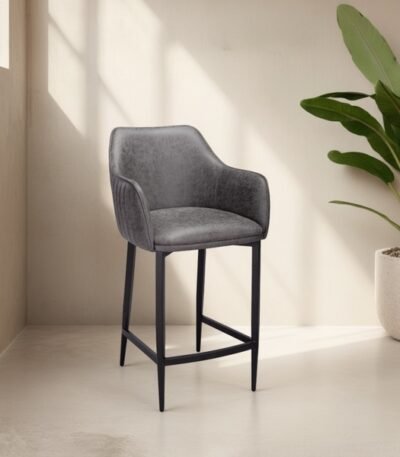 L45 Vintage Grey Bar Stool