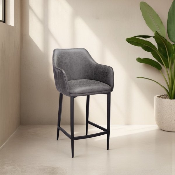 L45 Vintage Grey Bar Stool L45 Vintage Grey Bar Stool