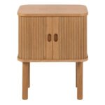 Langley Square Bedside Table in Oak